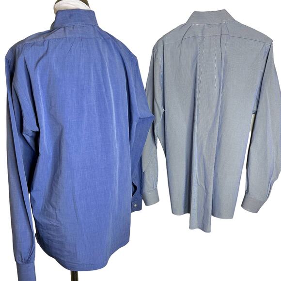 2 Brooks Brothers Original Polo Dress Shirt 15.5 Mens Button Up Blue Preppy Work - Picture 3 of 10